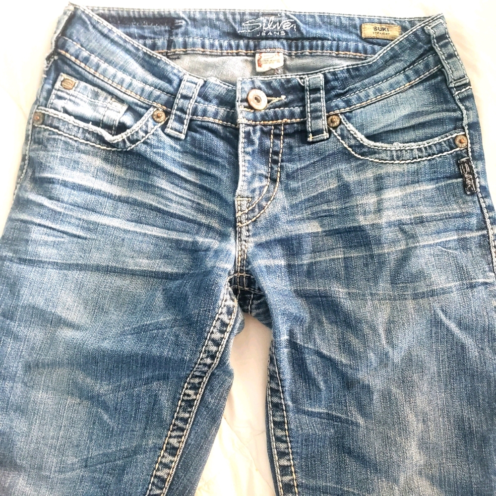 26 Silver Suki Straight Leg Jeans